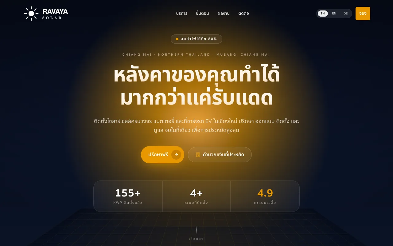 Ravaya Solar · Solar & EV, Chiang Mai