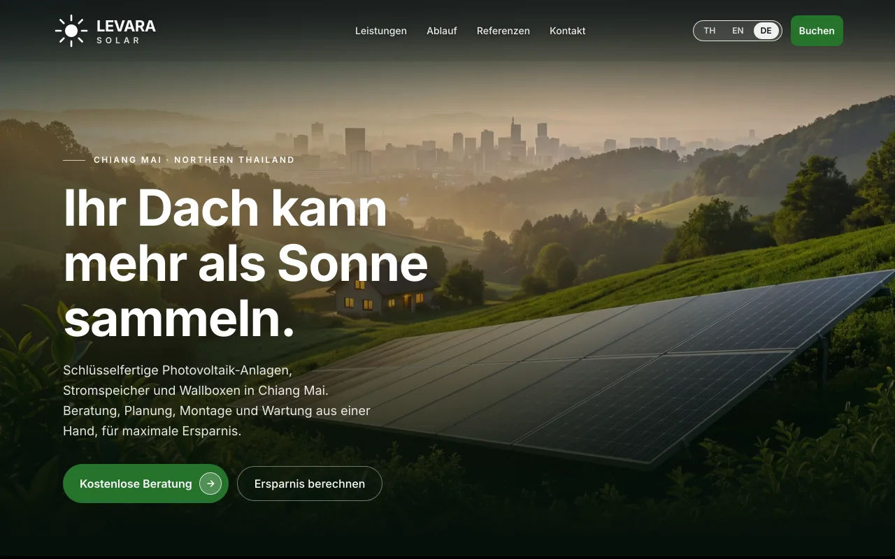 Levara Solar, Solaranlagen