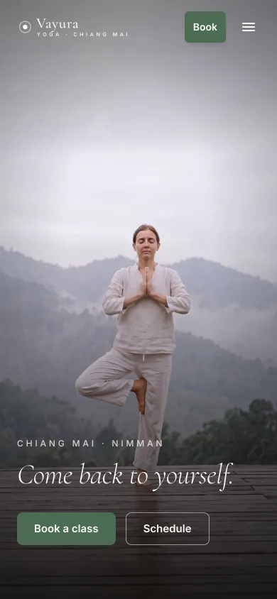Vayura Yoga · Retreat Chiang Mai